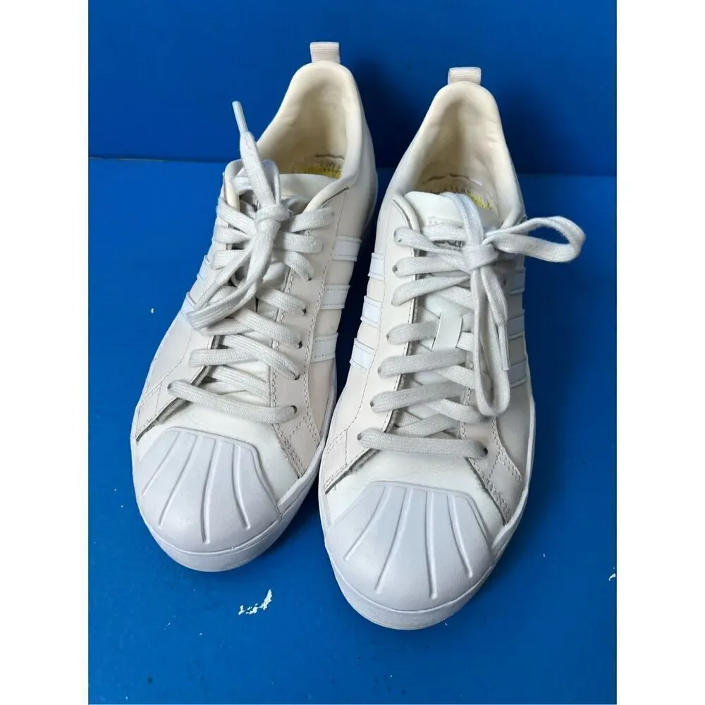 Adidas Streetcheck Sneakers Women's Size 8 Cream & White GW5495 - no insole